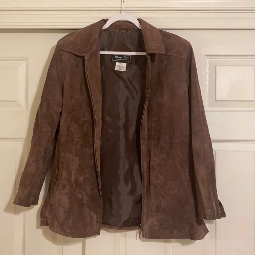 Genuine suede leather jacket (men’s)